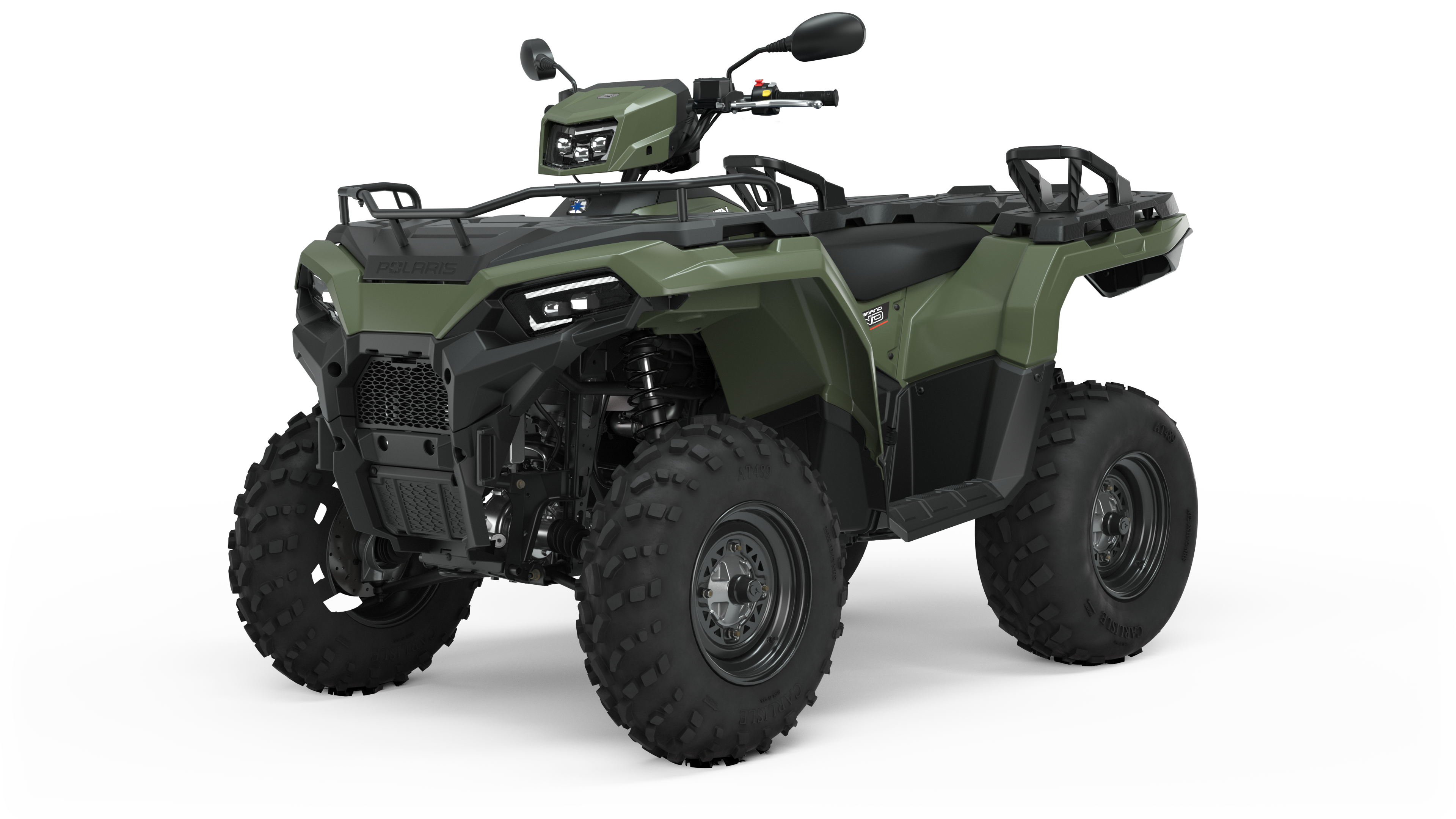 INTL A22SES57C1 570 EPS Tractor T3b Sage Green Front3Q