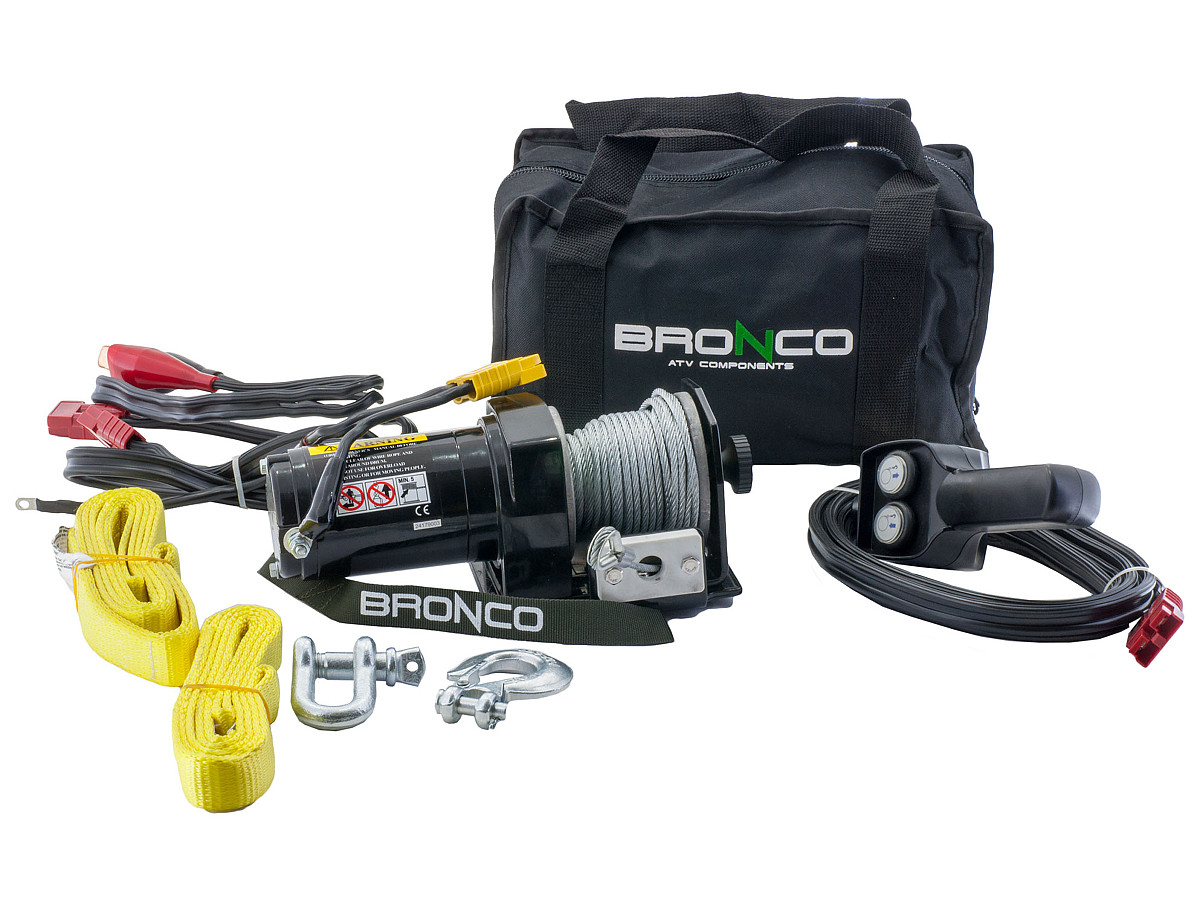 Bronco portable winch 2000 lbs 73 626
